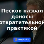 Peskov llamó a las denuncias una práctica repugnante