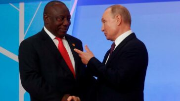 La disputa entre Sudáfrica y Estados Unidos se intensifica cuando Putin llama a Ramaphosa