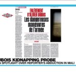 Revelan investigación sobre el secuestro del ex rehén francés Olivier Dubois