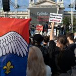 Las protestas 'contra la violencia' de Serbia se expanden a 10 ciudades