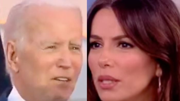 'Ella tenía 17 años, yo 40': Biden hace un comentario inquietante sobre la actriz Eva Longoria