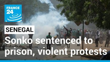 Estallan violentas protestas en Senegal tras la condena a prisión del líder opositor Sonko