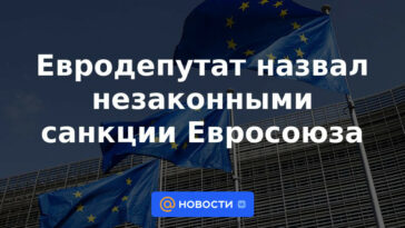 Eurodiputado califica de ilegales sanciones de la UE