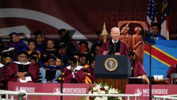 Biden confronta los puntos débiles de las elecciones de 2024 en Gaza en el discurso de Morehouse