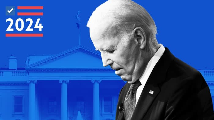 Biden dice que "creo que lo mejor para el país es retirarse"