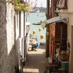 Una tienda de antigüedades en Upton Slip en Falmouth