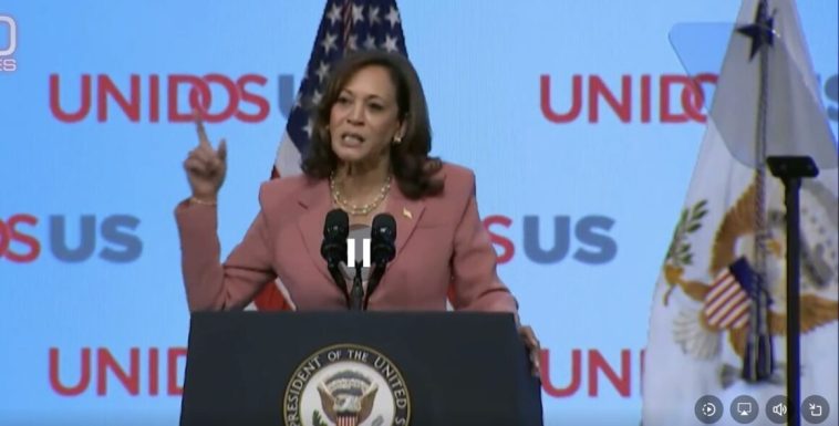 Vice President Kamala Harris, screen capture CBS 60 Minutes interview