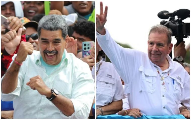 Nicolás Maduro y Edmundo González Urrutia, principales candidatos