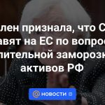 Yellen admitió que Estados Unidos está presionando a la UE sobre la cuestión de la congelación a largo plazo de los activos rusos