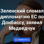 Zelensky rompió la diplomacia de la UE en Donbass, dijo Medvedchuk