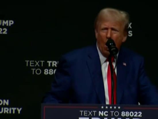 El discurso económico de Trump en Carolina del Norte fue un desastre total