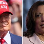 Encuesta revela que Harris supera a Trump en tres importantes estados de batalla electoral