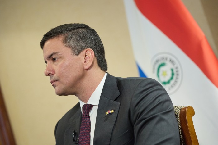 El presidente de Paraguay, Santiago Peña.