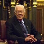 Jimmy Carter está intentando sobrevivir el tiempo suficiente para votar por Kamala Harris