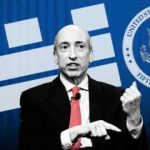 Un montaje del presidente de la SEC, Gary Gensler, el sello del Tribunal de Apelaciones de los Estados Unidos para el Quinto Circuito y el logotipo de Citadel