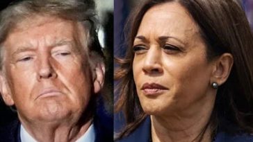 Kamala Harris and Donald Trump.