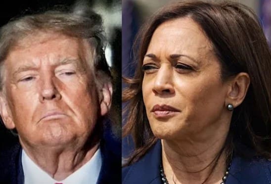 Kamala Harris and Donald Trump.