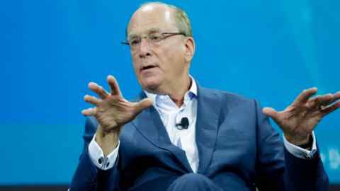 Larry Fink, director ejecutivo de BlackRock