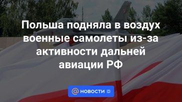 Polonia revocó aviones militares debido a la actividad de la aviación rusa de largo alcance