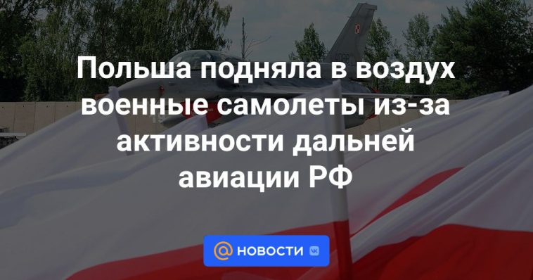 Polonia revocó aviones militares debido a la actividad de la aviación rusa de largo alcance