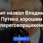 Trump llamó a Vladimir Putin un buen negociador