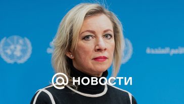 Zakharova dijo que Estados Unidos quiere dar carta blanca a las Fuerzas Armadas de Ucrania para atacar a Rusia