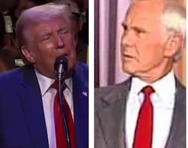 Donald Trump and Johnny Carson