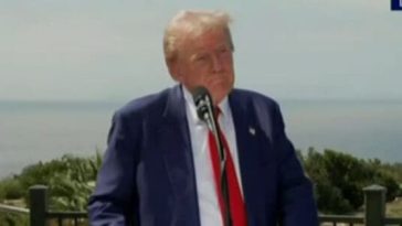 Trump holds a press conference in Los Angeles