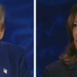 Donald Trump and Kamala Harris debate on ABC.