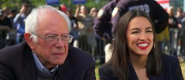 Bernie Sanders and AOC