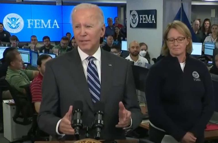 Biden speaks at FEMA about Hurricane Ian