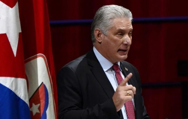 Díaz-Canel responsabilizó al bloqueo estadounidense del mal mantenimiento que hace Cuba de sus equipos de generación eléctrica