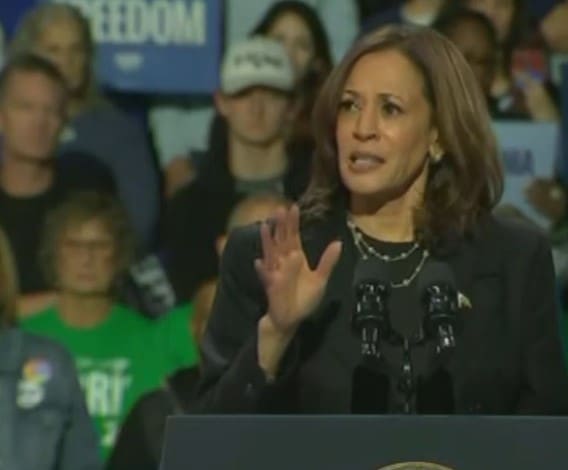 Kamala Harris campaigns in Erie, PA.