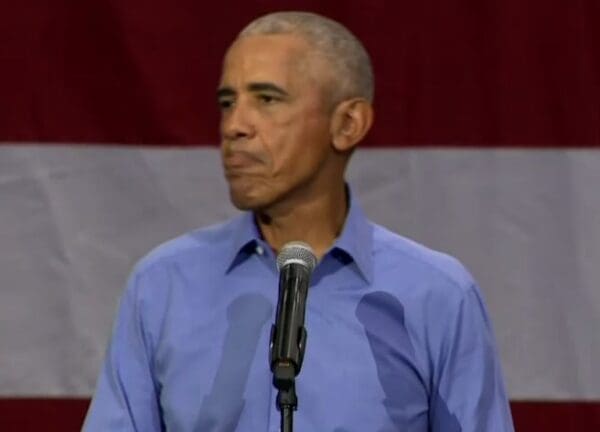 Barack Obama campaigns for Kamala Harris in Pittsburgh.