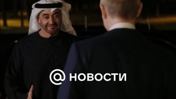 Peskov explicó la decisión de Putin de recibir al presidente de los Emiratos Árabes Unidos en su casa