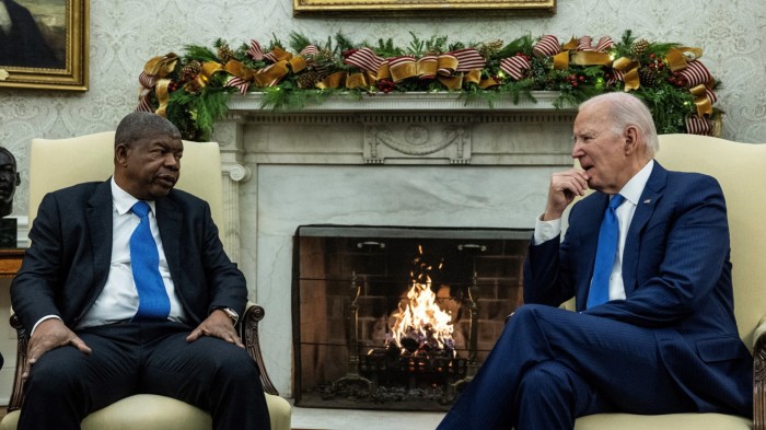 US President Joe Biden hosted Angolan President João Lourenço at the White House in November 2023