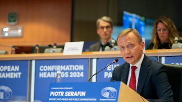 Audiencia del comisario propuesto Piotr Serafin | Noticias | Parlamento Europeo