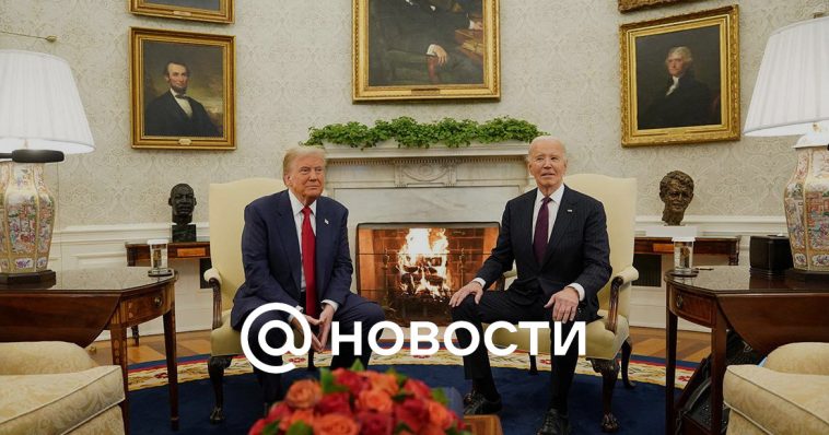 Biden estuvo de acuerdo con Trump sobre una transición de poder sin problemas. Video