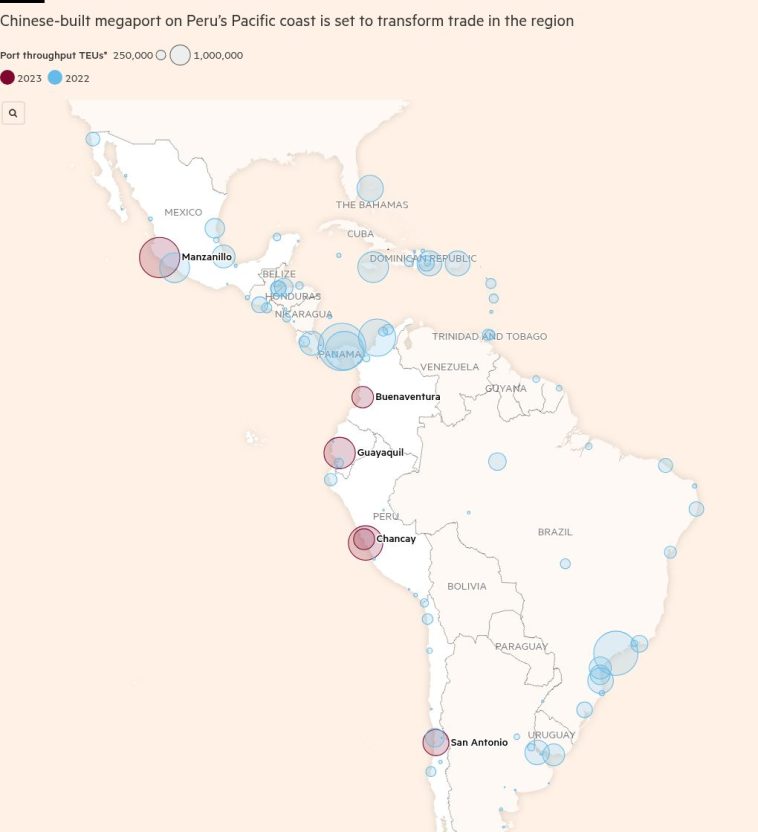 El megapuerto sudamericano 'hecho en China' se prepara para transformar el comercio