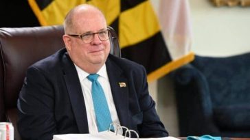 El republicano "Nunca Trump" Larry Hogan se jacta del respaldo de Trump en un evento privado para recaudar fondos