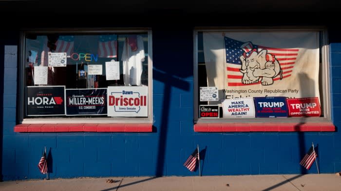 Encuesta impactante muestra que Harris lidera a Trump en Iowa, de tendencia republicana