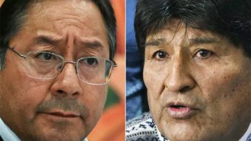 Morales pidió ayuda internacional amistosa para hacerle entender a Arce (L).....