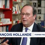 El expresidente francés François Hollande dice que Europa debe unirse frente a Trump