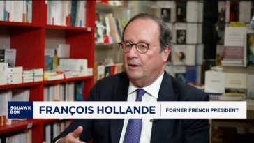 El expresidente francés François Hollande dice que Europa debe unirse frente a Trump