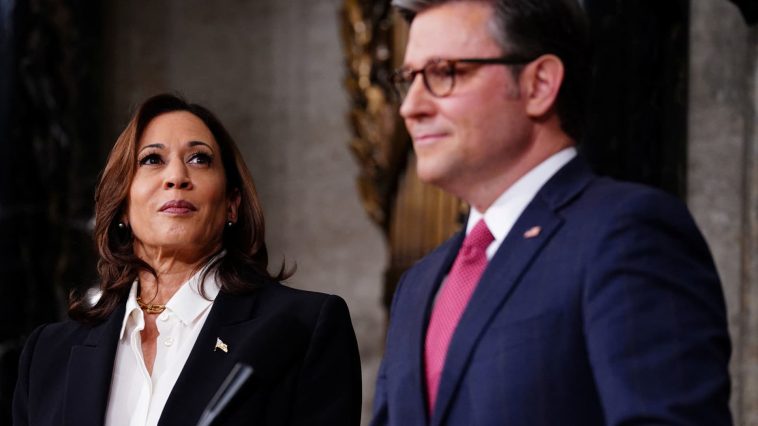 Harris defiende la Ley CHIPS después de que Johnson sugiriera que el Partido Republicano la derogaría