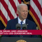 Se ha aceptado el alto el fuego permanente entre Israel y el Líbano, dice Biden