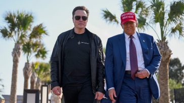 Trump asiste al lanzamiento de SpaceX con Elon Musk