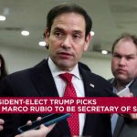 Trump elige a Marco Rubio como su candidato para secretario de Estado