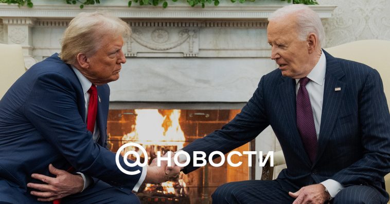 Biden y Trump mantuvieron una conversación telefónica