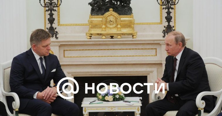 El primer ministro eslovaco Fico llegó a Moscú para conversar con Putin